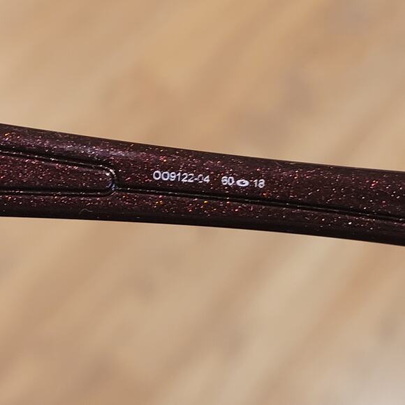 OAKLEY Necessity Burgundy Oversized OO9122-04 60-18-125 Sunglasses - Picture 7 of 15